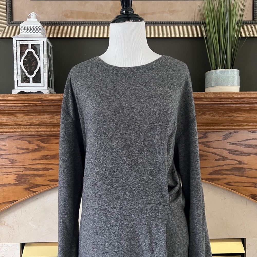 Cabi Women's Obsidian Crew Neck Long Sleeve Pullover Mini Dress Sz. L - Picture 4 of 13